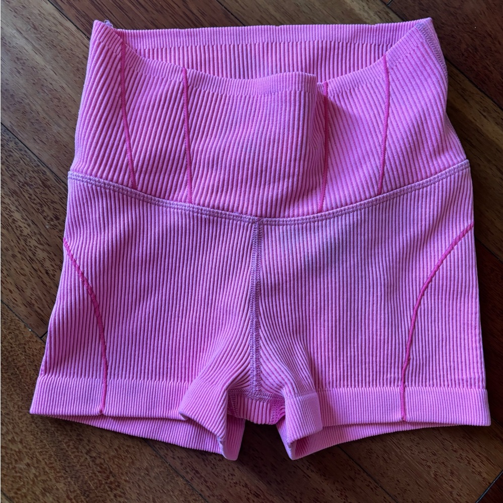 Aerie offline ribbed biker shorts